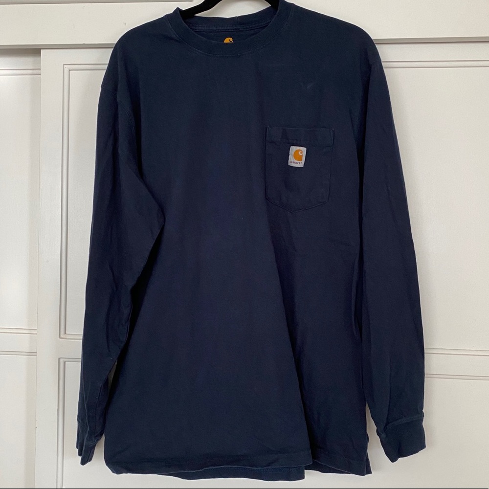 CARHARTT Men’s K126 Long Sleeve Work Shirt - LARGE